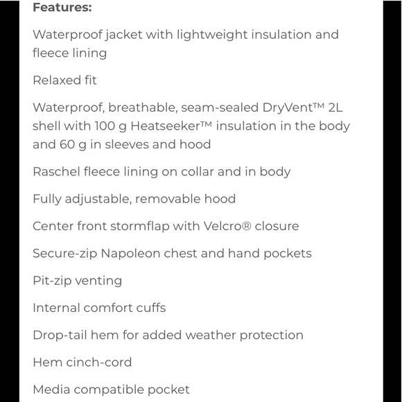 TNF INLUX INSULATED JACKET WOMEN'S - Picture 2 of 3